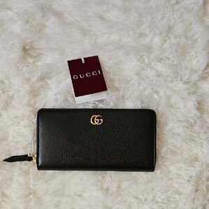 NWT Women's Gucci Marmont Zip Around Wallet
